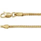 14K 1.55 mm Franco chain