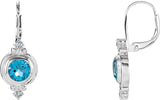 Vintage-Inspired Accented Earrings