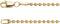 14K Yellow Gold 1.8mm Hollow Bead 20