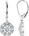 Accented Granulated Filigree Earrings