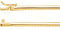 14K Yellow Gold 3mm Omega 18