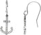 Accented Anchor Earrings