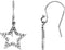 Accented Star Earrings