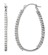 Inside-Outside U-Hoop Earrings