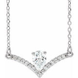 Sterling Silver 3/8 CTW Natural Diamond 18" Necklace