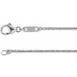 10K 1.2 mm wheat chain