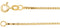 14K Yellow Gold 1.3 mm Diamond-Cut Box 16