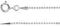 Sterling Silver 1mm Hollow Bead 24