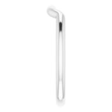 14K White Gold Band for 5mm Square Ring
