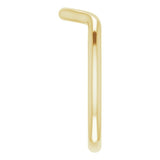 14K Yellow Gold Band for 10x5 mm Marquise Ring