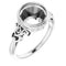 Palladium 8.8mm Round Ring Mounting