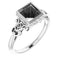 10K X1 White 6mm Square Ring Mounting