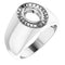 Sterling Silver 8x6 mm Oval Ring Mounting