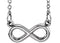 Platinum Tiny Posh® Infinity-Inspired 16-18