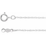 18K .85 mm rope chain