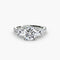 Three-Stone Ring with Pavé Volume 4